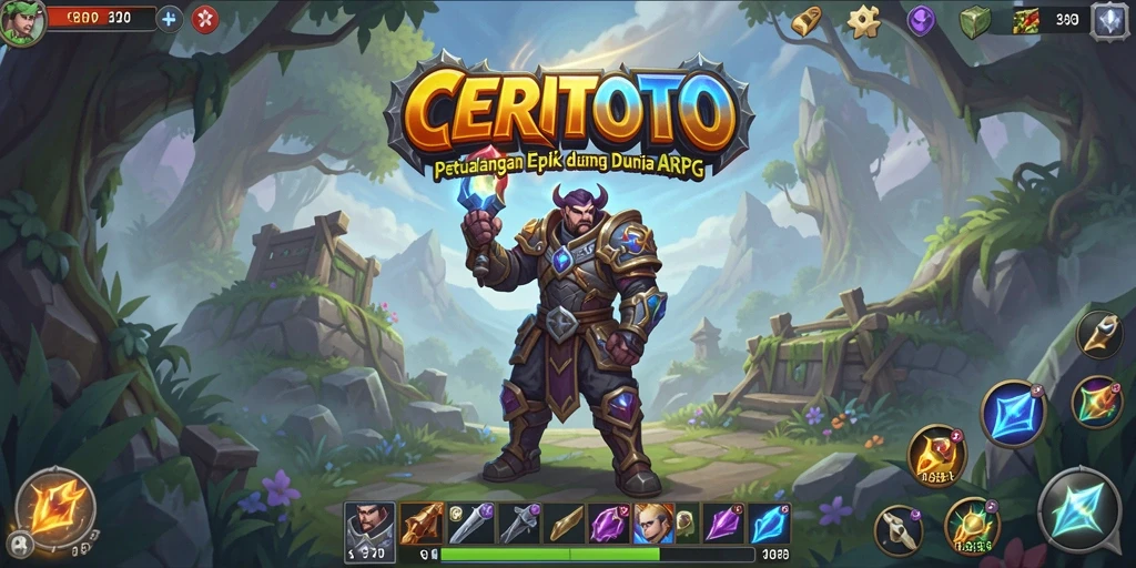 Tampilan gameplay menakjubkan dalam CERITOTO dengan aksi seru.