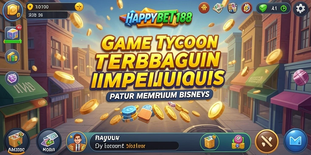 Screenshot utama HAPPYBET188 menampilkan gameplay Tycoon yang seru dan menantang.