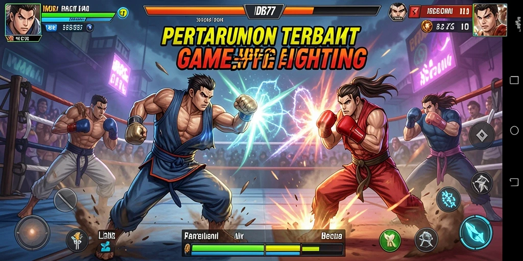 Tampilan gameplay penuh aksi dari IDR77 dalam pertarungan seru.