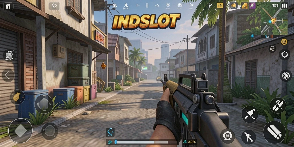 Tampilan menarik dari gameplay TPS di INDSLOT.
