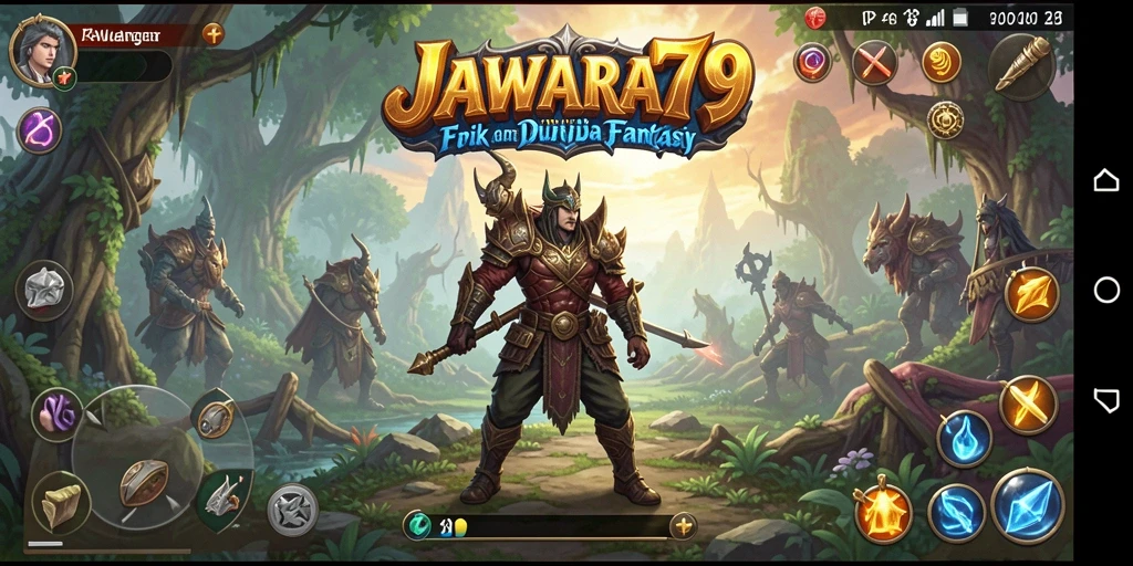 Gameplay seru dengan pertarungan epik dalam JAWARA79.