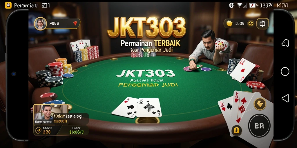 Tampilan gameplay seru di JKT303 dengan antarmuka menarik.
