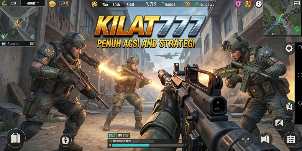 Screenshot game KILAT777 menampilkan aksi FPS yang mendebarkan.