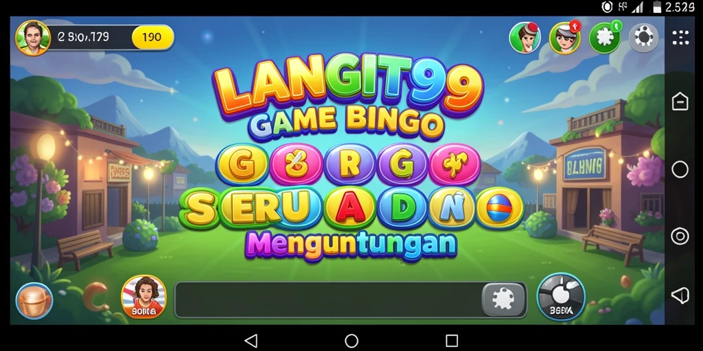 Tampilan gameplay Bingo yang menarik dan interaktif di LANGIT99.