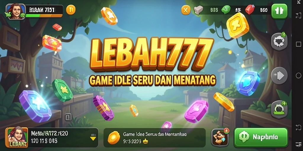 Tampilan gameplay LEBAH777 dengan koloni lebah aktif mengumpulkan sumber daya.