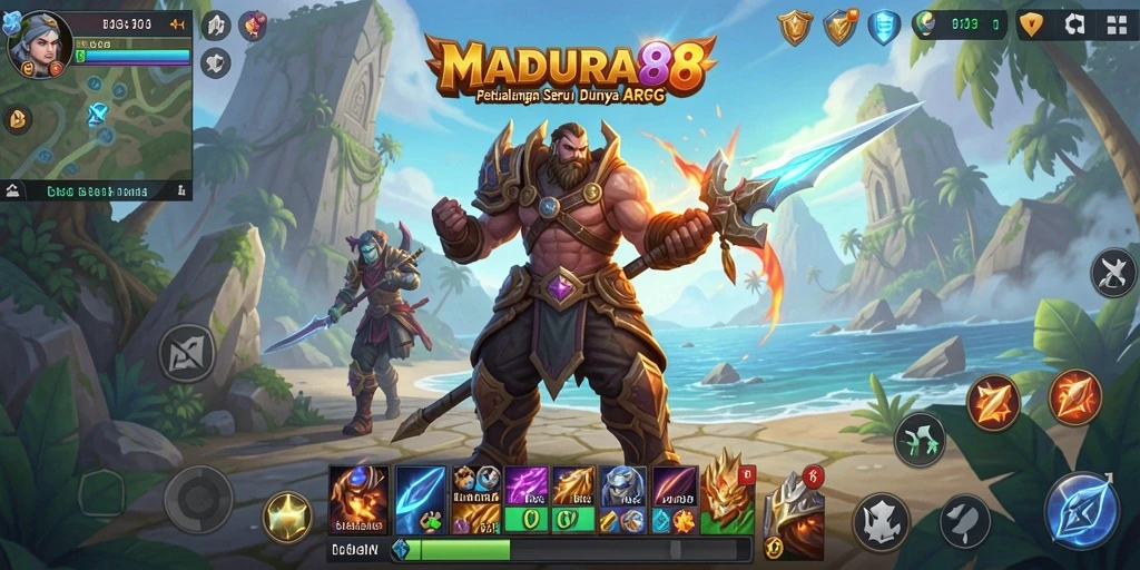 Tampilan menarik dari gameplay seru di MADURA88.