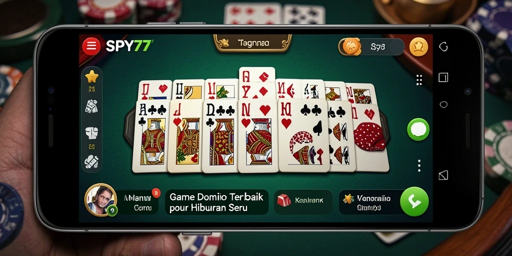 Gameplay seru dari SPY77 yang menampilkan keseruan bermain Domino.