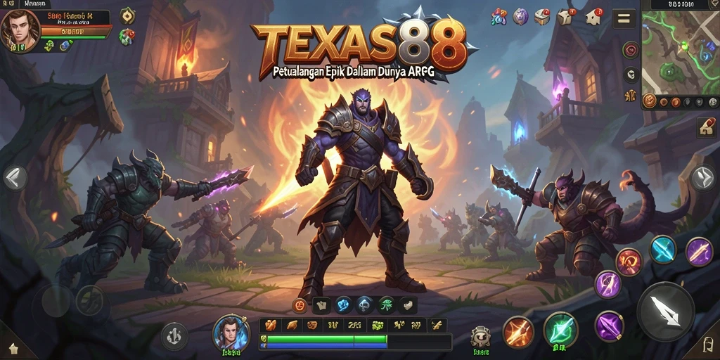 Tampilan gameplay TEXAS88 yang menakjubkan dan dinamis.