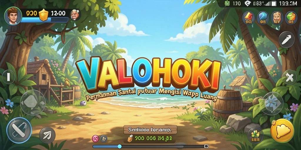 Tampilan seru gameplay VALOHOKI yang menantang dan menghibur.